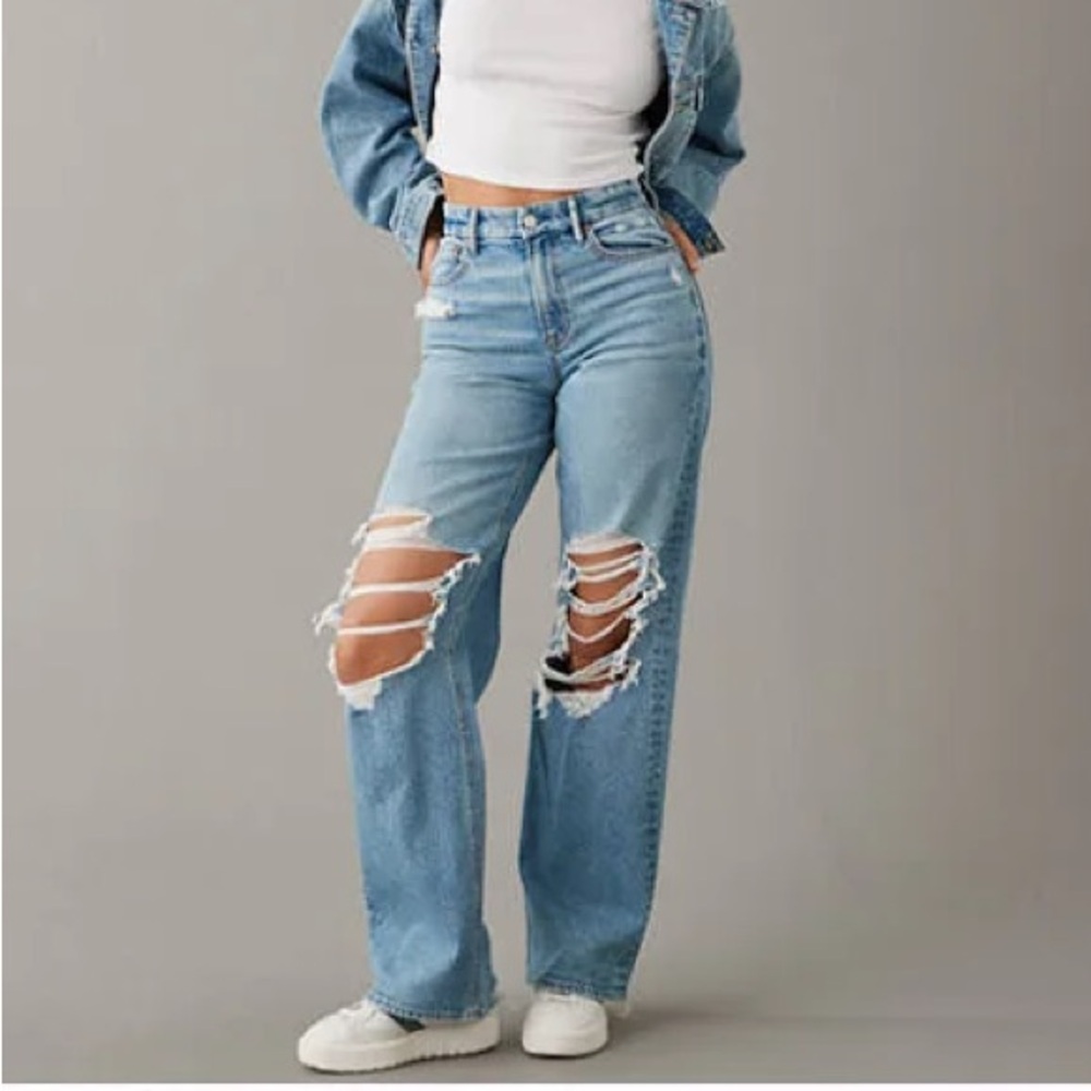 NWT American Eagle Curvy Stretch Super High Rise Jeans Size 12